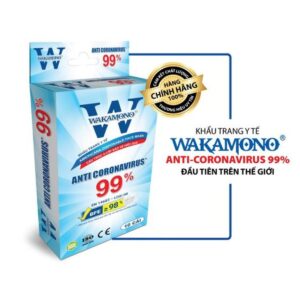 [Combo 2 Hộp] Khẩu Trang Wakamono 4 lớp (Hộp 10 cái)